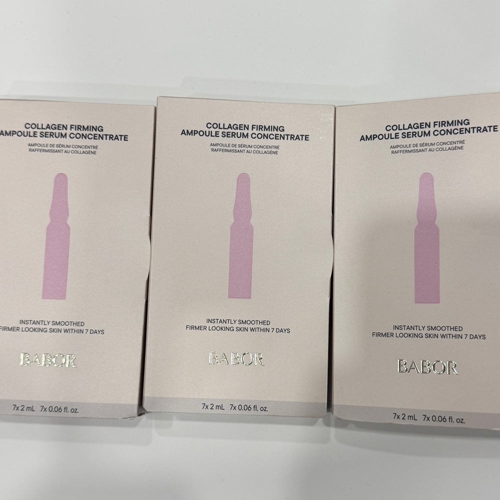 3 x Babor collagen serum concentrate